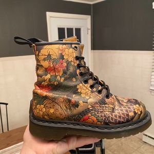 RARE koi tattoo sleeve dr martens